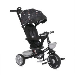 Tricicleta pentru copii, revel, sezut rotativ la 360 grade, 1-5 ani, black cosmos