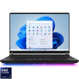 Laptop Gaming ASUS ROG Strix SCAR 16 G635LW cu procesor Intel® Core™ Ultra 9 275HX pana la 5.4GHz, 16", 2.5K WQXGA, Mini LED, 240Hz, G-Sync, 64GB DDR5, 2TB + 2TB SSD, NVIDIA® GeForce RTX™ 5080 16GB GDDR7, Windows 11 Pro, Off Black