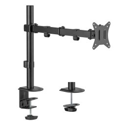 Suport monitor cu brat Akai M1732TS2, clema pentru birou, inclinare si rotatie, 17" - 32", Negru
