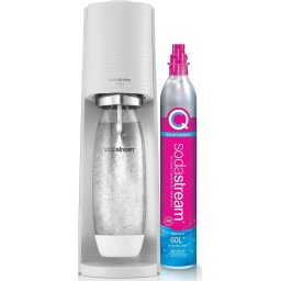 Aparat pentru bauturi carbogazoase (sifon), Sodastream Terra, 60 L, Alb