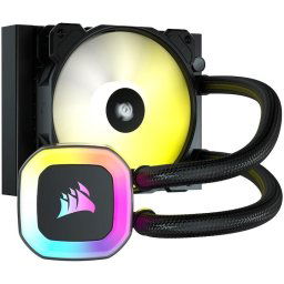 Cooler Procesor Corsair H55 RGB CW-9060052-WW, racire cu lichid, 120mm, compatibil Intel / AMD