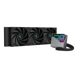 Cooler Procesor DEEPCOOL LT720 NEGRU, cu lichid, marime radiator 120mm, 3 ventilatoare, Viteza ventilatoare 500-2250 RPM