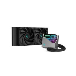 Cooler Procesor DEEPCOOL LT520 NEGRU, marime radiator 120mm, 2 ventilatoare, Viteza ventilatoare 500-2250 RPM, cu lichid