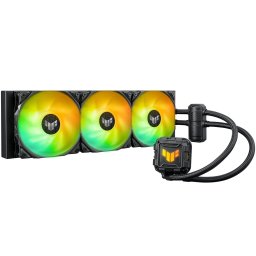 Cooler procesor ASUS TUF Gaming LC II 360 ARGB, all-in-one cu racire lichida, 3 ventilatoare ARGB 120mm, AURA Sync, compatibil Intel/AMD