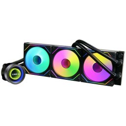 Cooler Procesor LIAN LI GALAHAD II 360 TRINITY ARGB, marime radiator 360mm, 3 ventilatoare ARGB, viteza ventilatoare 3200 RPM