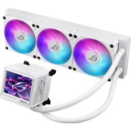 Cooler Procesor ASUS ROG RYUJIN III 360 ARGB EXTREME ALB, marime radiator 399.5mm, 3 ventilatoare ARGB, Viteza ventilatoare 2800 RPM