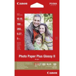 Hartie foto CANON PP-201S, 2311B072AA, 10x15CM, Lucioasa, 265gsm, 100 coli