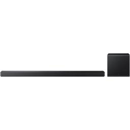 Soundbar Samsung HW-QS700F, 3.1.2, Bluetooth, Wi-Fi, Subwoofer wireless, Wireless Dolby Atmos, HDMI eARC, Negru Titan