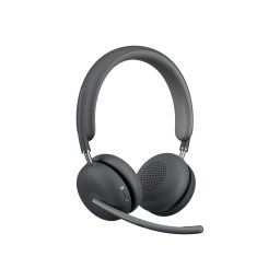 Casti PC Logitech Zone Wireless 2, cu microfon, Bluetooth 5.2, Gri