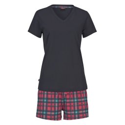 H.I.S Pantaloni scurți bleumarin / roz