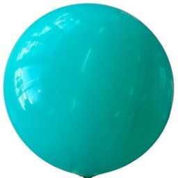 Balon latex jumbo aqua green 90 cm