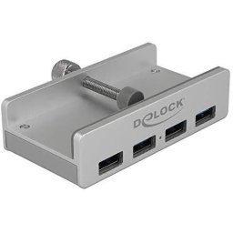 DeLOCK External USB 3.0 4 port hub with locking screw, USB hub