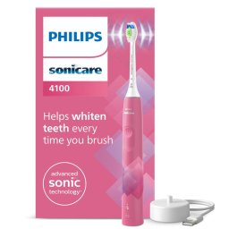 Periuta de dinti sonica electrica 31000 miscari/minut, 1 mod de curatare, 2 intensitati, senzor presiune, functii BrushSync & SmartTimer, 1 cap de periere, Roz Paradis