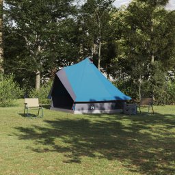 Cort Familial Tipi Albastru pentru 8 Persoane Impermeabil GartenMobel Dekor
