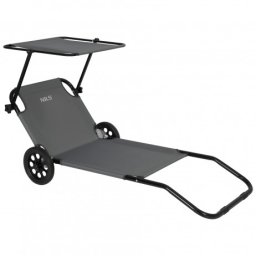 Sezlong cu roti Nils NC3307, Gri