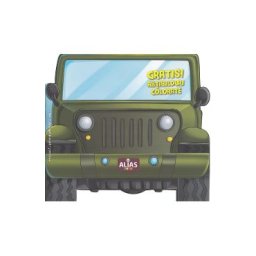 Jeep. Abtibilduri colorate + jucarie