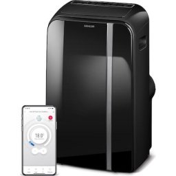 Instalatie de aer conditionat 4 moduri 47 m² Timer Wi-Fi SAC MT1241C Negru