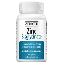 Zinc Bisglycinate 60cps Zenyth Pharmaceuticals