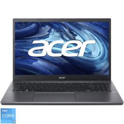 Laptop Acer Extensa 215 EX215-55-EP cu procesor Intel Core i3-1215U pana la 4.4GHz, 15.6'', Full HD, 8GB DDR4 RAM, 256GB SSD, Intel UHD Graphics, No OS, Steel Gray