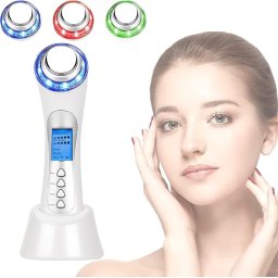 Aparat profesional pentru Tratament curatare faciala, 10T-Plus, Dispozitiv masaj facial, Anti rid, anti imbatranire, Functie tratare acnee cosuri, Ioni Negativi-pozitivi, Mezoterapie, Lifting LED
