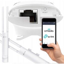 Router, TP-LINK, Eap113-Outdoor, Punct De Acces Wireless Exterior N300, 300 Mb/S, Ip65, 2, 4 Ghz, 2X2 Mimo, Suport Poe, Set De Montaj Inclus