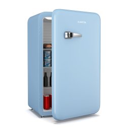 Klarstein Audrey Evo minifrigider, 90 l, design retro, silențios, compact, disponibil în 3 culori. (HEA19-Aud90-BL)
