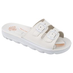 Papuci vara, pentru femei, Mjartan 2205-G12 ecru