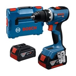 Bosch - GSR 18V-65 - Masina de gaurit si insurubat cu 2 acumulatori, Li-Ion, 18 V, 5 Ah, 63 Nm, valiza speciala