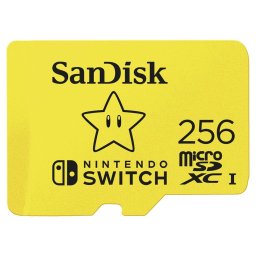 Sandisc microSDXC Card Nintendo Switch 256GB, 100MB/s, U3, C10, A1, UHS-1