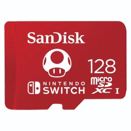 Sandisk microSDXC Card Nintendo Switch 128GB, 100MB/s, U3, C10, A1, UHS-1