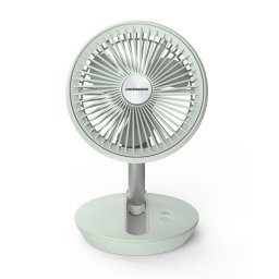 Ventilator pliabil Heinner HMF-LC4000GR, baterie: 4000mAh, reincarcabil adaptor type-c, pliabil 180° - portabil si usor de depozitat, 4 trepte de viteza, control digital, timp functionare: 4h - max, 15h - min, functie dimmer, putere: 5W, inaltime max 29 c