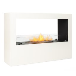 Blumfeldt Fiamme Scoppi, șemineu cu etanol, arzător din oțel inoxidabil, 3 litri, durata de ardere 5-6 ore (GDW38-FiaScoppi-WH)