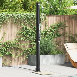 Dus Solar pentru Exterior cu Cap de Dus Portabil 217 cm 20 L GartenMobel Dekor