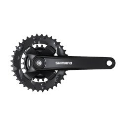 Angrenaj pedalier Shimano Altus FC-MT101-2, 2x9 viteze, Negru Ultimate FactoryBikes