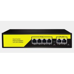 Comutator inteligent de retea Andowl Q JH09 POE cu 6 porturi 100M