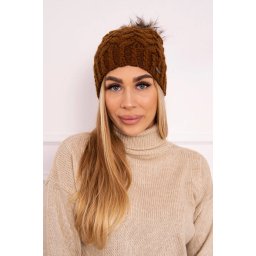 Kesi Cap with fleece Daria K217 light brown