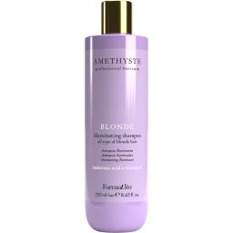 Sampon profesional iluminator pentru par blond, cu acid hialuronic si vitamina E, Farmavita Amethyste Blonde, 250 ml