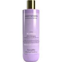 Sampon profesional pentru par blond, cu acid hialuronic si pigment violet, Farmavita Amethyste Cool Blonde, 250 ml