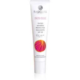 BasicLab Dermocosmetics Protecticus Emulsie protectoare pentru pielea sensibila predispuse la roseata SPF 50+ 40 ml