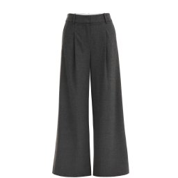 WE Studio Pantaloni cutați gri închis