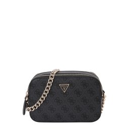 GUESS Geantă de umăr 'NOELLE II CROSSBODY CAMERA' gri închis / negru