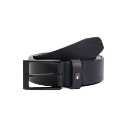 TOMMY HILFIGER Curea 'Enamel Flag Rectangular Buckle' albastru închis