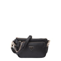 GUESS Geantă de umăr 'NOELLE II DBL POUCH CROSSBODY' negru