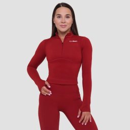 GymBeam Top sport pentru femei Ignite Dark Red L