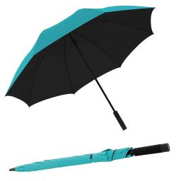 Umbrele de ploaie si de soare, Knirps U.900 XXL Ultra Light turcoaz, cu protectie UV