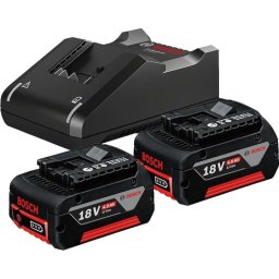 Set 2 acumulatori si incarcator Bosch Professional 1600A019S0, 18 V, 4 Ah, Li-Ion