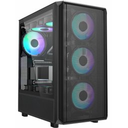 Carcasa SRXC-VANGUARD, MiddleTower, Fara sursa, ATX, Negru