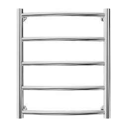 Radiator portprosop CLASSIC 88W/230V 50x43 cm oțel inoxidabil/crom lucios