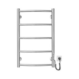 Radiator portprosop CLASSIC 60W/230V 66x43 cm oțel inoxidabil/crom lucios drept