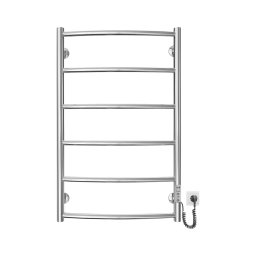 Radiator portprosop CLASSIC 100W/230V 81x53cm oțel inoxidabil/crom lucios drept